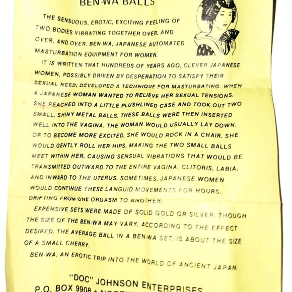 Vintage Japanese Gold Ben Wa Balls. - Picture 3 of 3